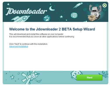 The installer of JDownloader