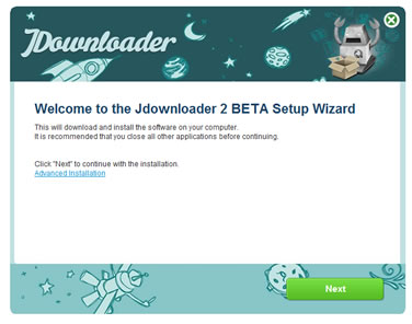 Installationsprogramm zum JDownloader